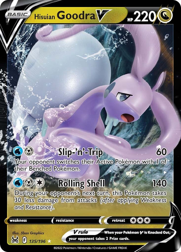 Hisuian Goodra V (135/196) [Sword & Shield: Lost Origin] Pokémon