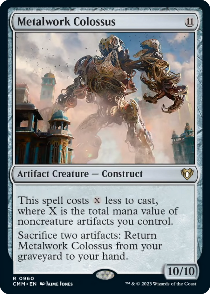 Metalwork Colossus [Commander Masters] Magic: The Gathering