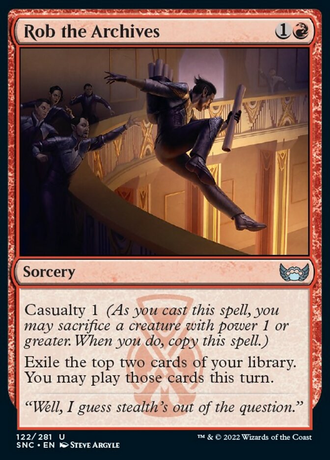 Rob the Archives [Streets of New Capenna] Magic: The Gathering