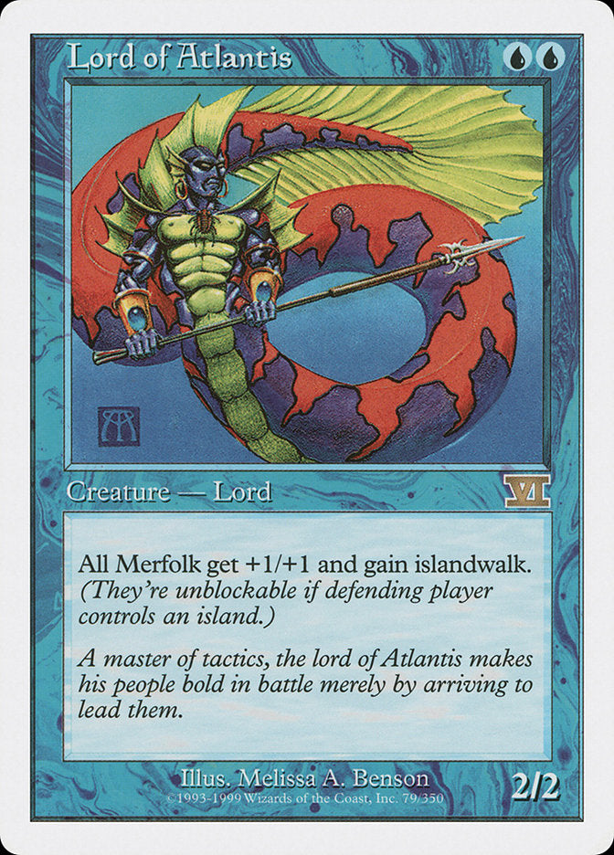 Lord of Atlantis [Classic Sixth Edition] Magic: The Gathering