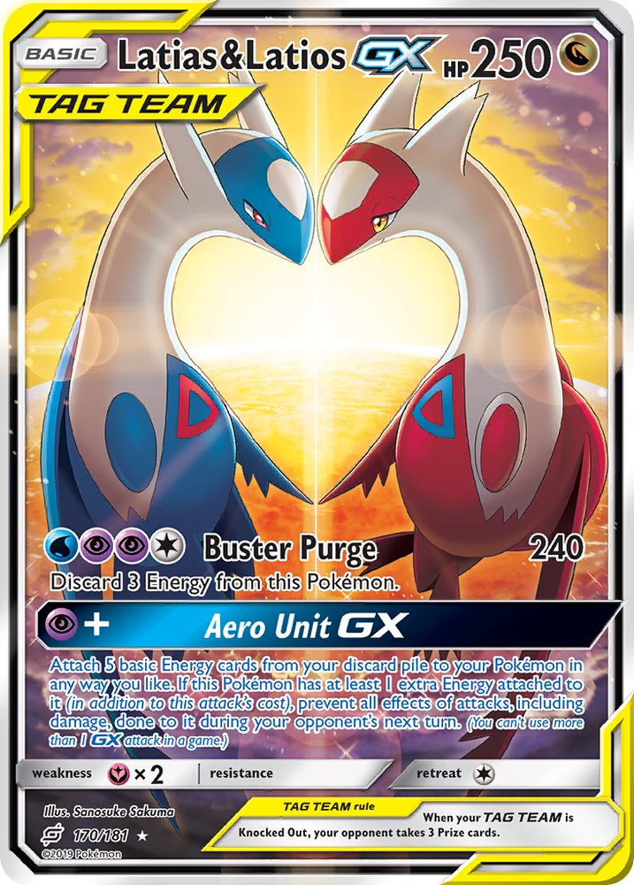 Latias & Latios GX (170/181) [Sun & Moon: Team Up] Pokémon