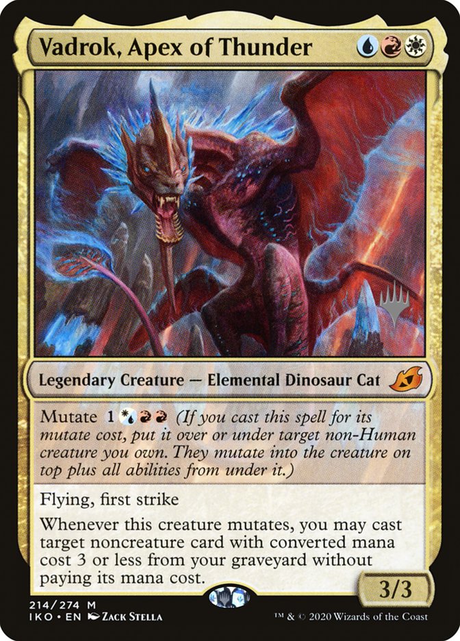 Vadrok, Apex of Thunder (Promo Pack) [Ikoria: Lair of Behemoths Promos] Magic: The Gathering