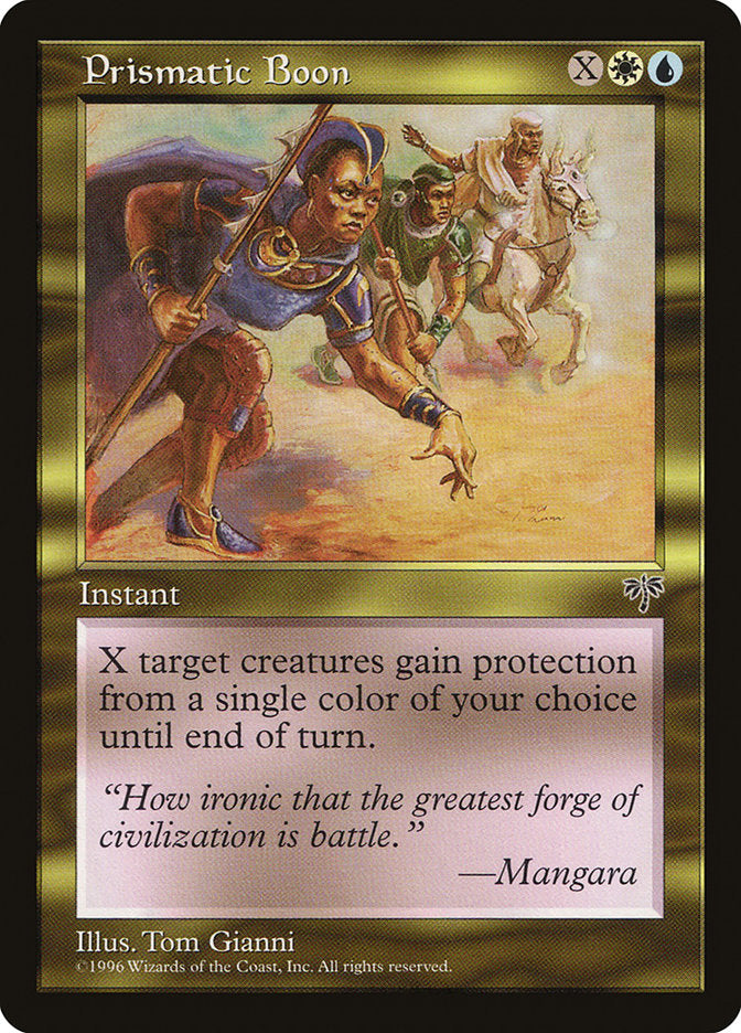 Prismatic Boon [Mirage] Magic: The Gathering