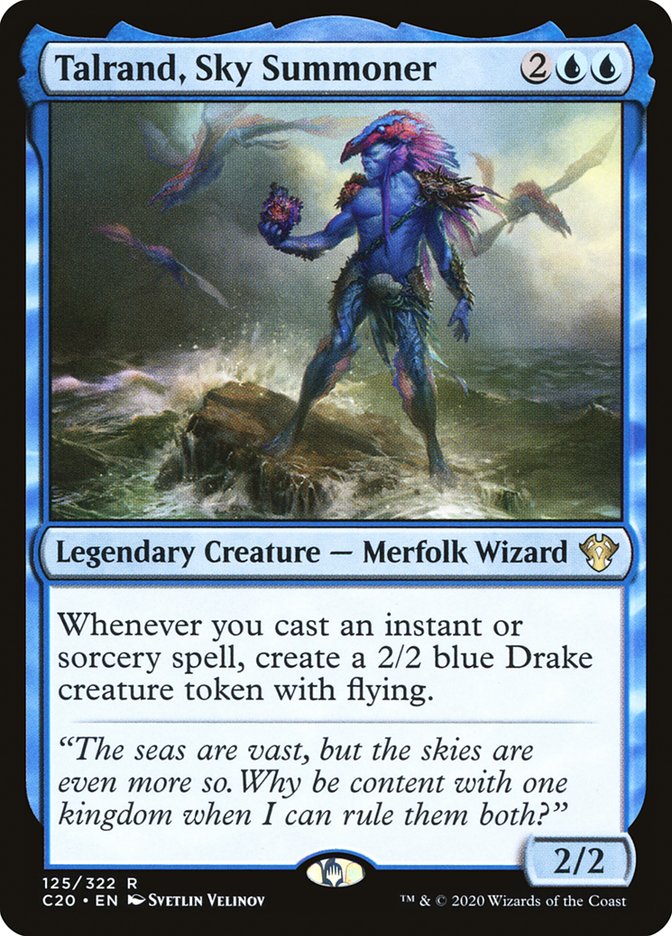 Talrand, Sky Summoner [Commander 2020] Magic: The Gathering
