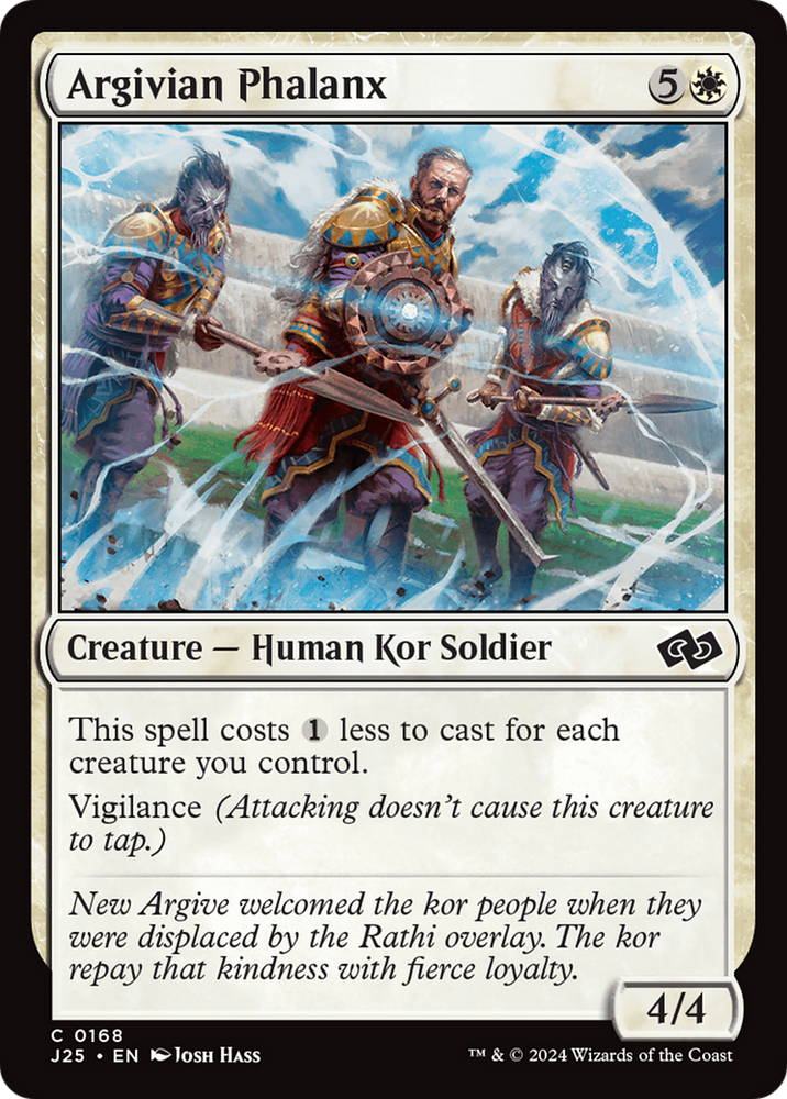 Argivian Phalanx [Foundations Jumpstart] Magic: The Gathering
