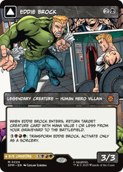 Eddie Brock (0224) (Borderless) [Marvel's Spider-Man] Magic: The Gathering