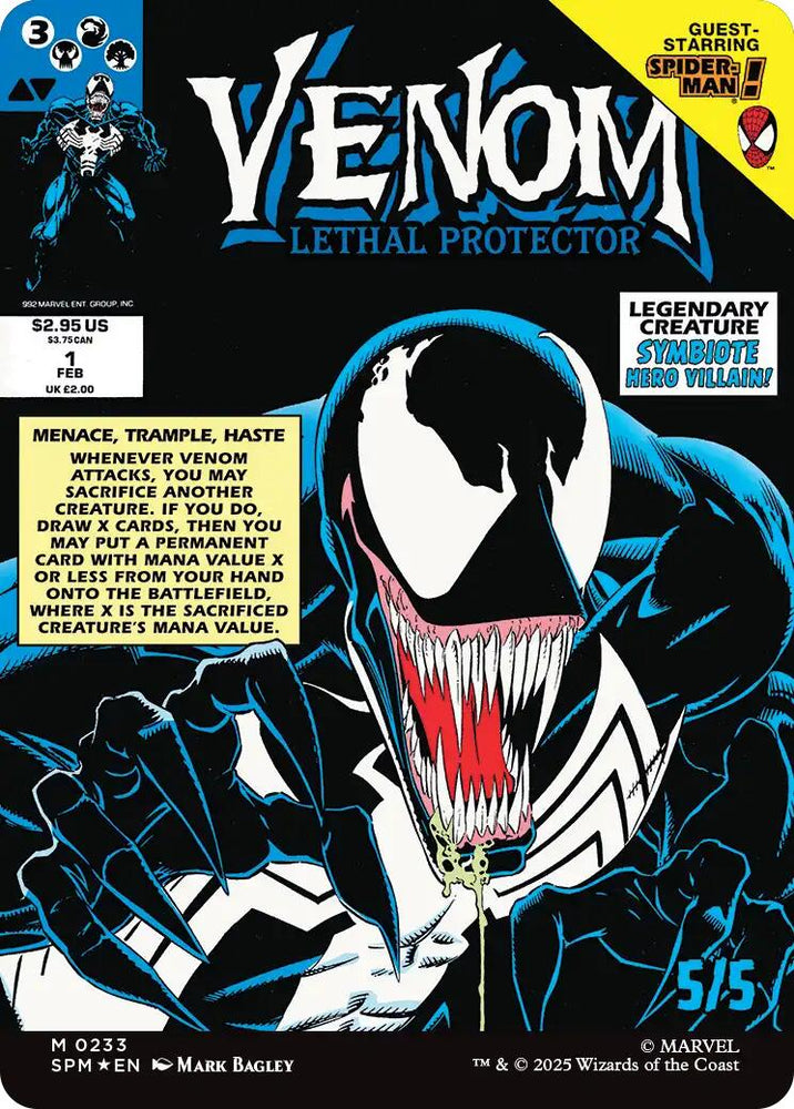 Eddie Brock (0233) (Borderless) [Marvel's Spider-Man] Magic: The Gathering