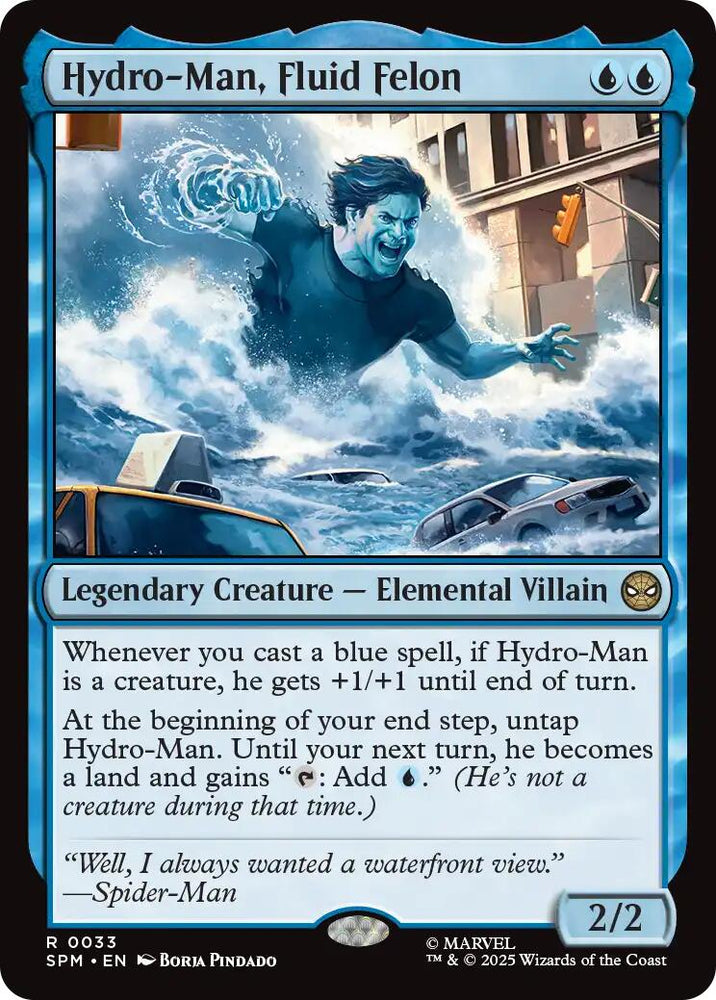 Hydro-Man, Fluid Felon [Marvel's Spider-Man] Magic: The Gathering