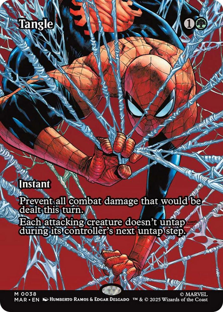 Tangle (Borderless) [Marvel Universe: Eternal-Legal] Magic: The Gathering