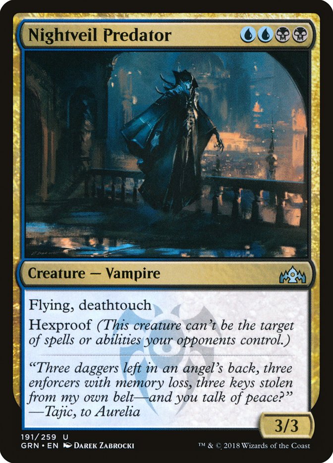 Nightveil Predator [Guilds of Ravnica] Magic: The Gathering