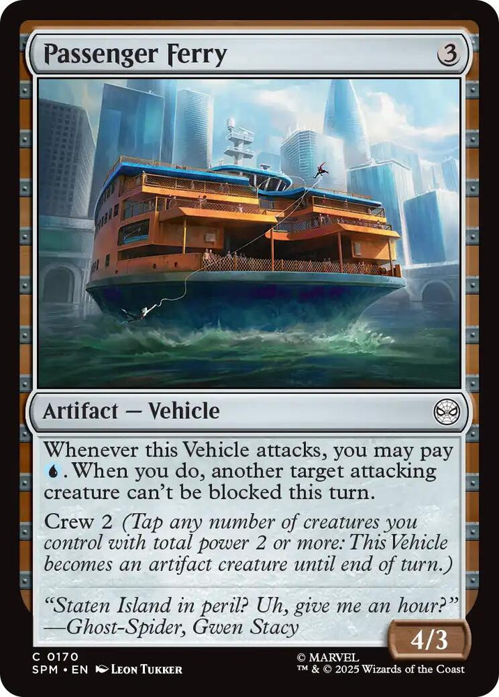 Passeneger Ferry [Marvel's Spider-Man] Magic: The Gathering