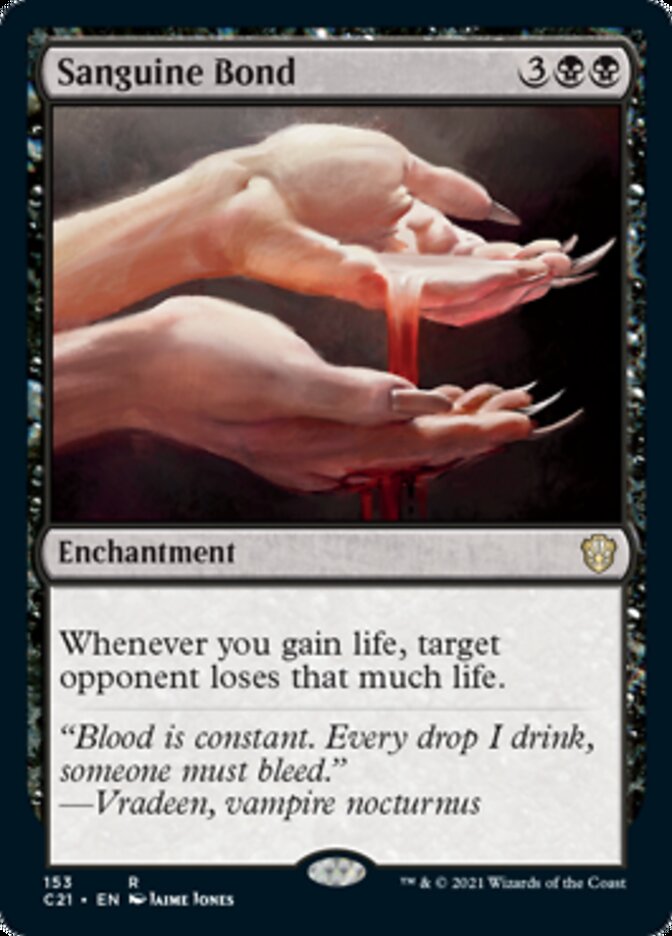 Sanguine Bond [Commander 2021] Magic: The Gathering