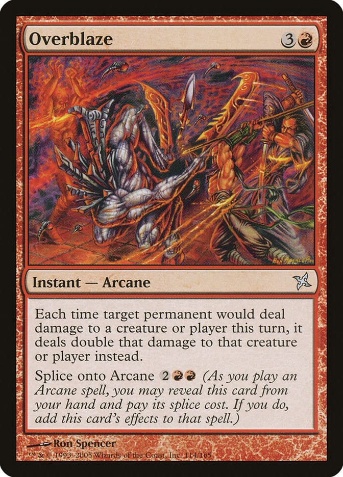 Overblaze [Betrayers of Kamigawa] Magic: The Gathering