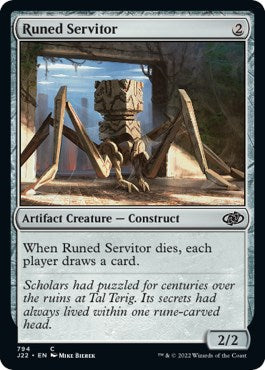 Runed Servitor [Jumpstart 2022] Magic: The Gathering