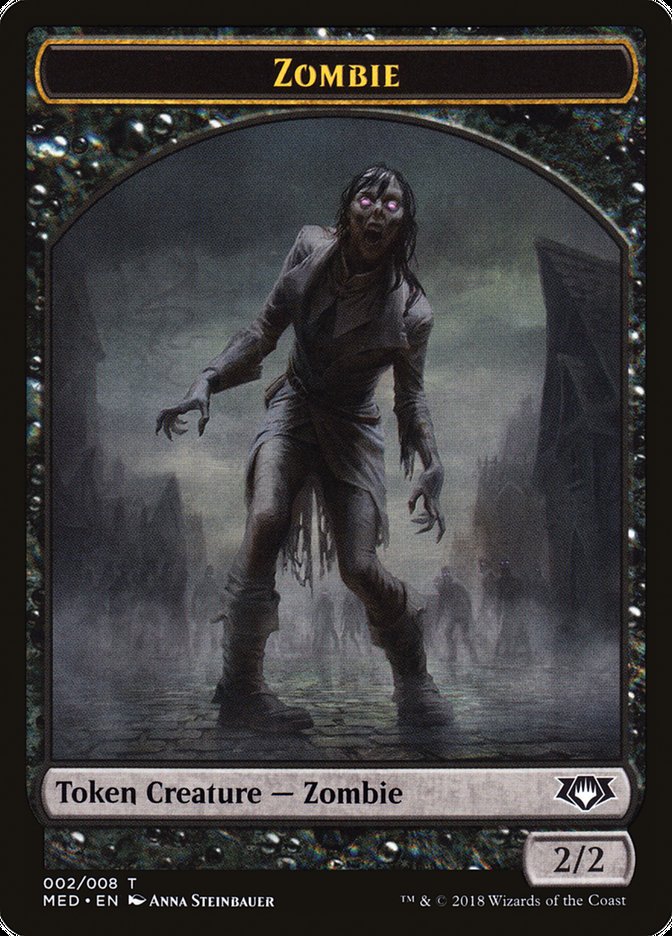 Zombie Token [Mythic Edition Tokens] Magic: The Gathering