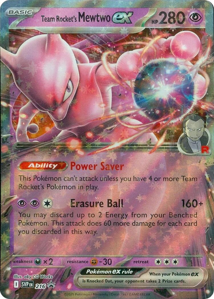 Team Rocket's Mewtwo ex (216) [Scarlet & Violet: Black Star Promos] Pokémon