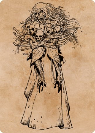 Myrkul, Lord of Bones Art Card (73) [Commander Legends: Battle for Baldur's Gate Art Series] Magic: The Gathering