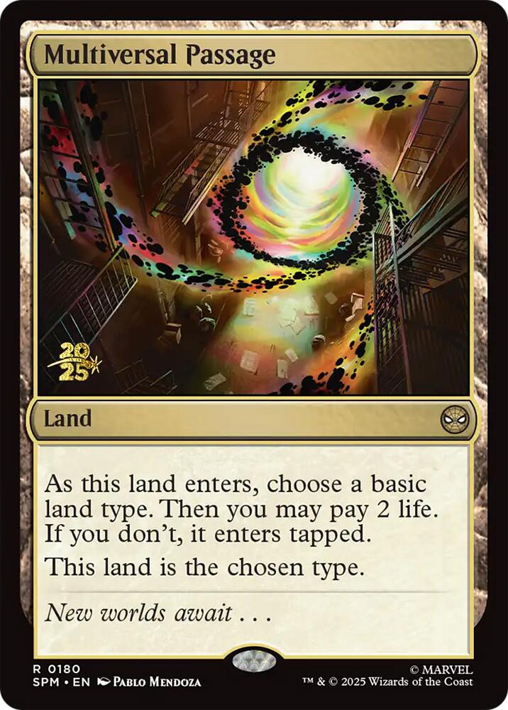 Multiversal Passage [Marvel's Spider-Man Prerelease Promos] Magic: The Gathering