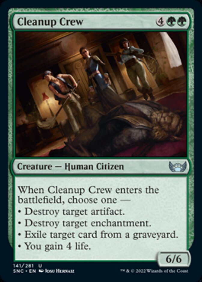 Cleanup Crew [Streets of New Capenna] Magic: The Gathering