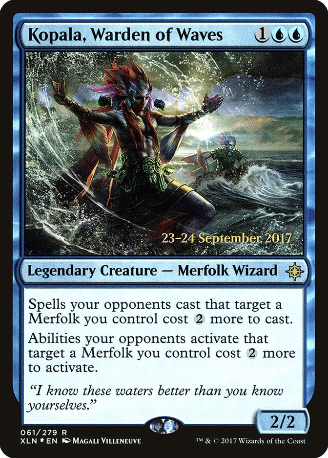 Kopala, Warden of Waves [Ixalan Prerelease Promos] Magic: The Gathering