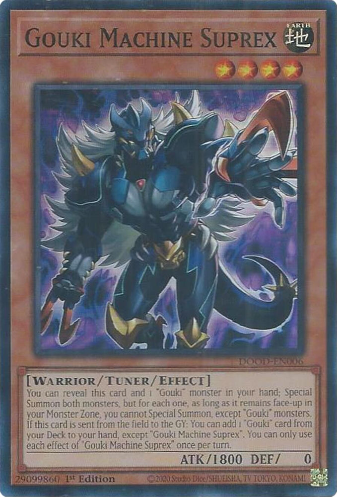 Gouki Machine Suprex [DOOD-EN006] Super Rare Yu-Gi-Oh!