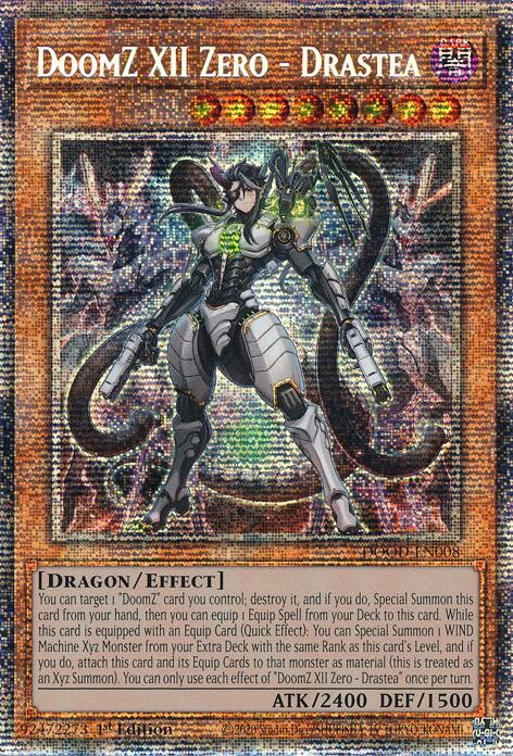DoomZ XII Zero - Drastea (Starlight Rare) [DOOD-EN008] Starlight Rare Yu-Gi-Oh!