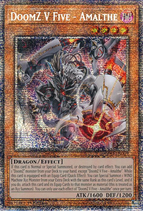 DoomZ V Five - Amalthe (Starlight Rare) [DOOD-EN009] Starlight Rare Yu-Gi-Oh!