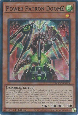 Power Patron DoomZ [DOOD-EN011] Super Rare Yu-Gi-Oh!