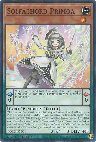 Solfachord Primoa [DOOD-EN021] Common Yu-Gi-Oh!