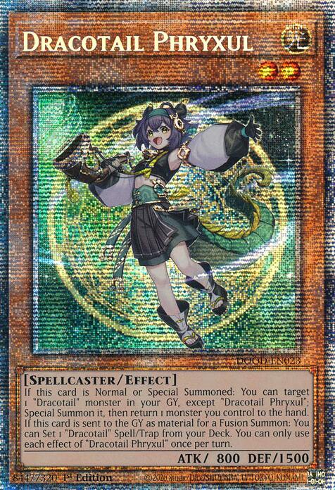 Dracotail Phryxul (Starlight Rare) [DOOD-EN023] Starlight Rare Yu-Gi-Oh!