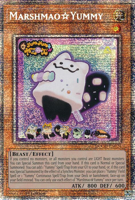 MarshmaoYummy (Starlight Rare) [DOOD-EN024] Starlight Rare Yu-Gi-Oh!