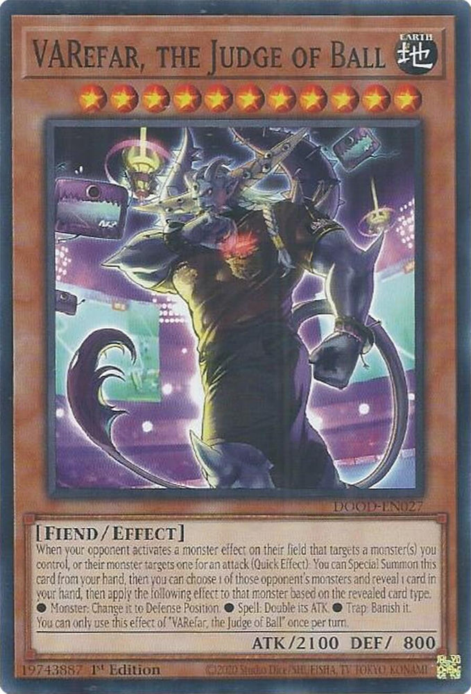 VARefar, the Judge of Ball [DOOD-EN027] Common Yu-Gi-Oh!