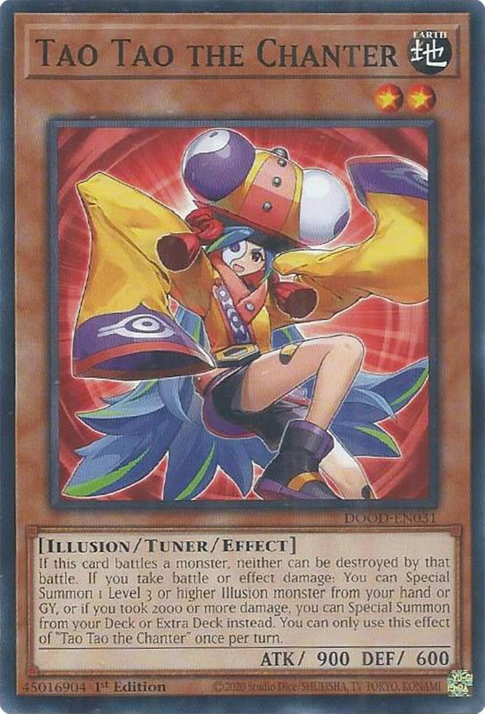 Tao Tao the Chanter [DOOD-EN031] Common Yu-Gi-Oh!