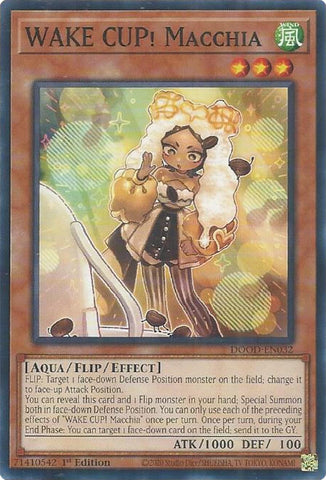 WAKE CUP! Macchia [DOOD-EN032] Common Yu-Gi-Oh!