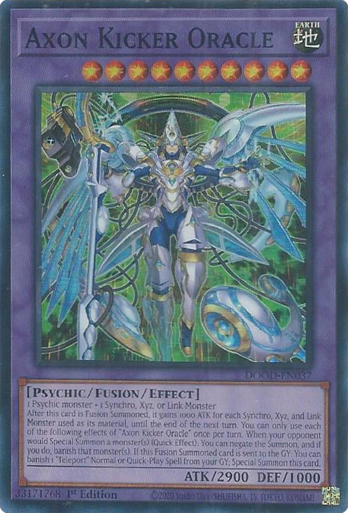 Axon Kicker Oracle [DOOD-EN037] Super Rare Yu-Gi-Oh!