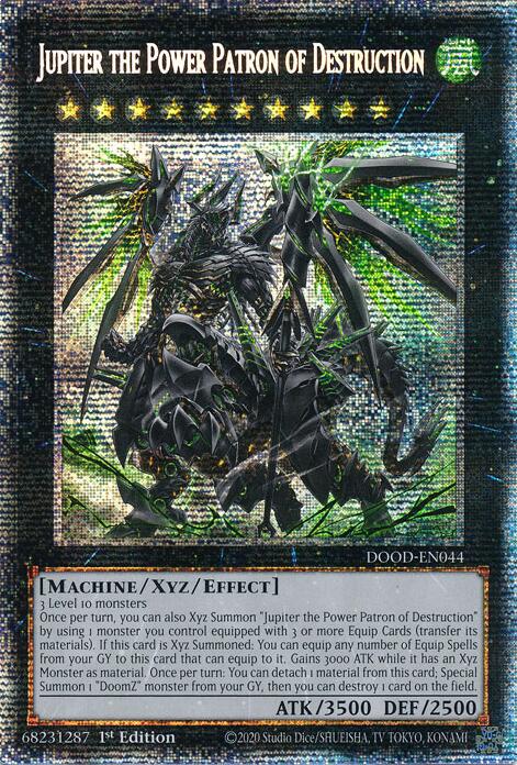 Jupiter the Power Patron of Destruction (Starlight Rare) [DOOD-EN044] Starlight Rare Yu-Gi-Oh!