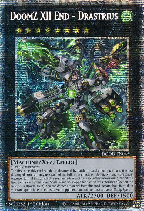 DoomZ XII End - Drastrius (Starlight Rare) [DOOD-EN045] Starlight Rare Yu-Gi-Oh!