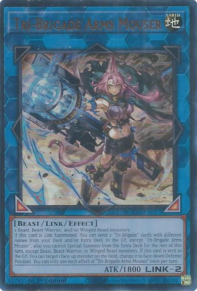Tri-Brigade Arms Mouser [DOOD-EN051] Ultra Rare Yu-Gi-Oh!