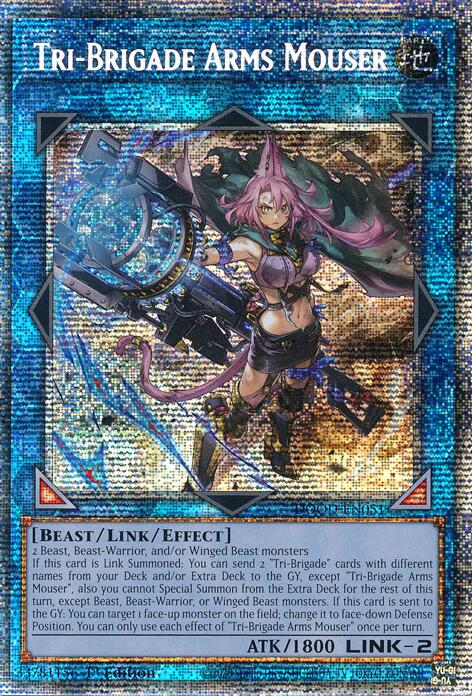 Tri-Brigade Arms Mouser (Starlight Rare) [DOOD-EN051] Starlight Rare Yu-Gi-Oh!