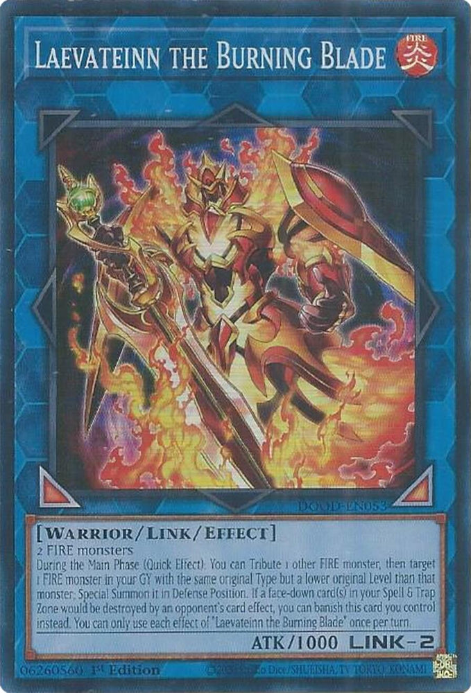 Laevateinn the Burning Blade [DOOD-EN053] Super Rare Yu-Gi-Oh!