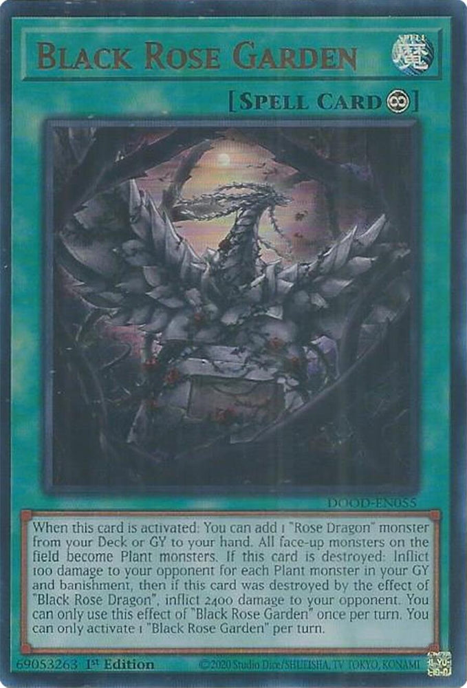 Black Rose Garden [DOOD-EN055] Ultra Rare Yu-Gi-Oh!