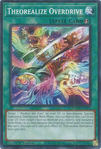 Theorealize Overdrive [DOOD-EN059] Common Yu-Gi-Oh!