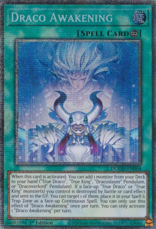 Draco Awakening (Starlight Rare) [DOOD-EN064] Starlight Rare Yu-Gi-Oh!
