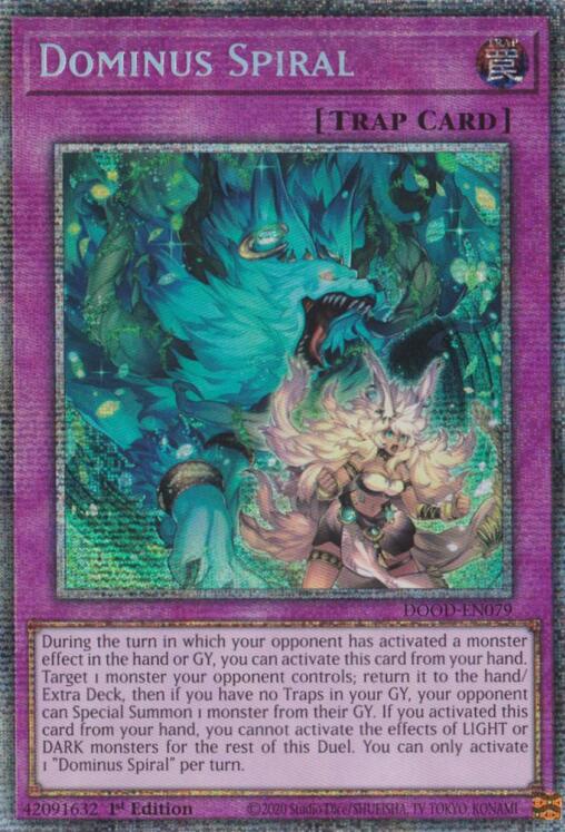 Dominus Spiral (Starlight Rare) [DOOD-EN079] Starlight Rare Yu-Gi-Oh!