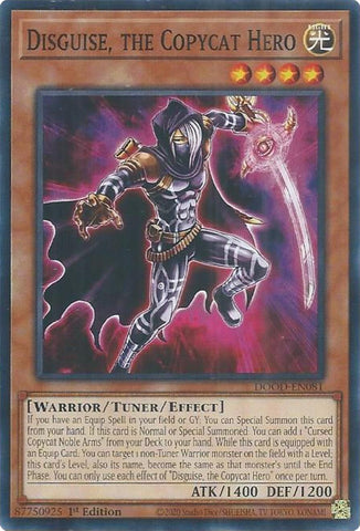 Disguise, the Copycat Hero [DOOD-EN081] Common Yu-Gi-Oh!