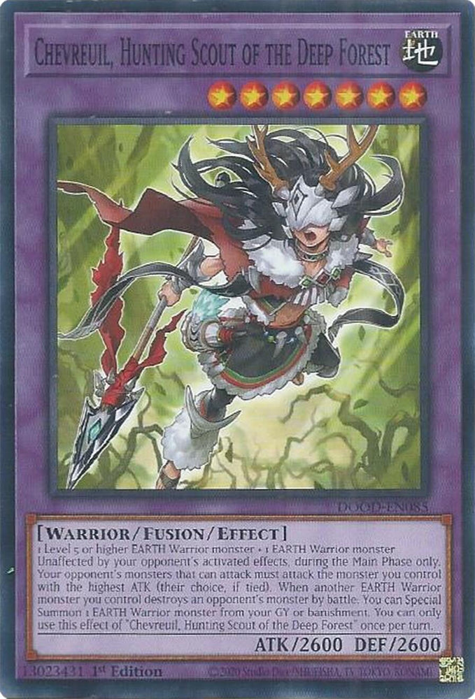 Chevreuil, Hunting Scout of the Deep Forest [DOOD-EN085] Common Yu-Gi-Oh!