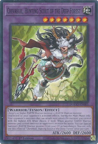 Chevreuil, Hunting Scout of the Deep Forest [DOOD-EN085] Common Yu-Gi-Oh!