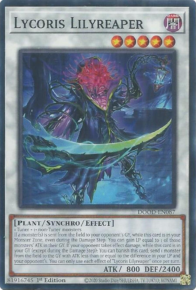 Lycoris Lilyreaper [DOOD-EN087] Common Yu-Gi-Oh!
