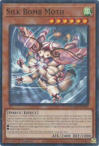 Silk Bomb Moth [DOOD-EN088] Common Yu-Gi-Oh!