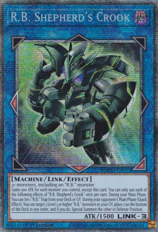 R.B. Shepherd's Crook (Starlight Rare) [DOOD-EN093] Starlight Rare Yu-Gi-Oh!